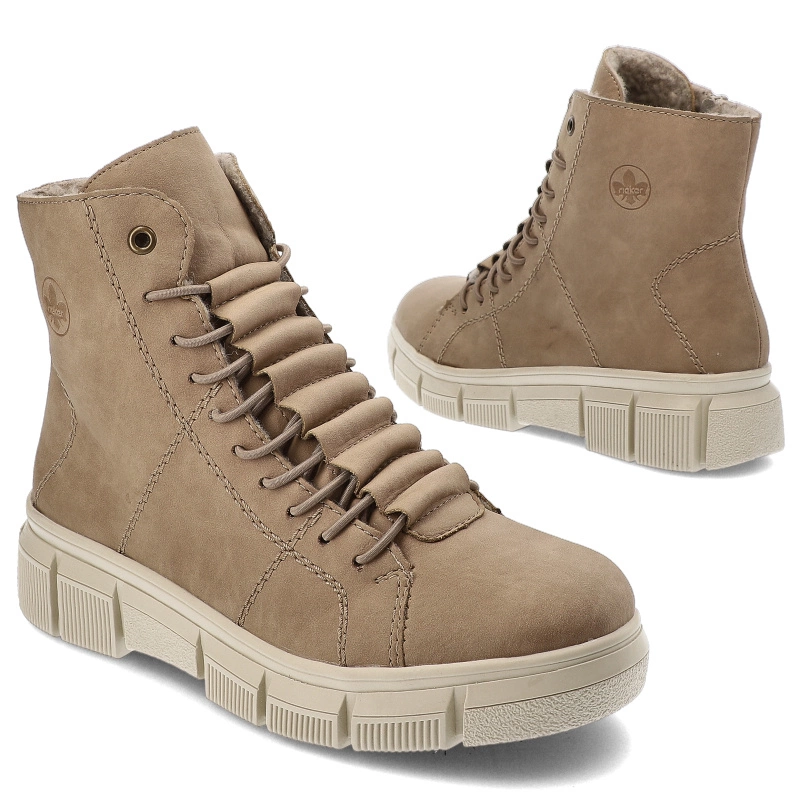 Členkové Topánky Rieker - X3428-20 Beige