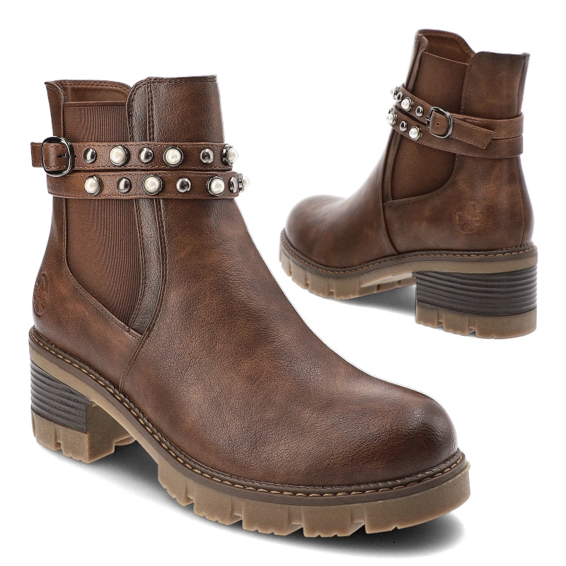 Členkové Topánky Rieker - 92064-25 Brown