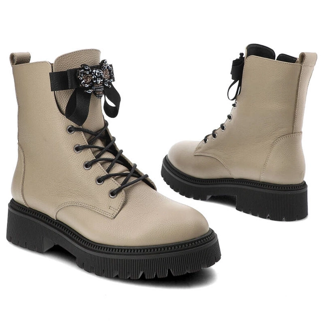 Členkové Topánky Karino - 4914/022-F Beż/Lico