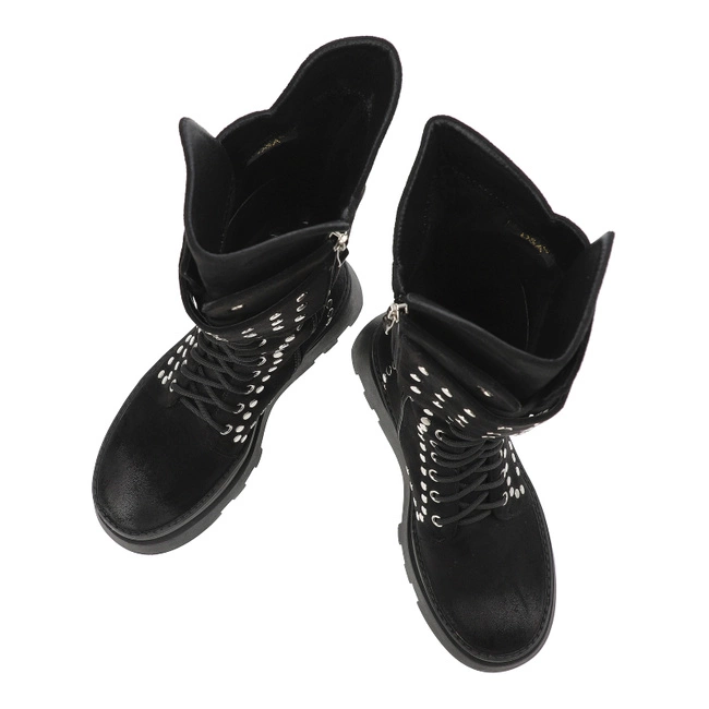 Čižmy S.Barski - MR880-065 Black