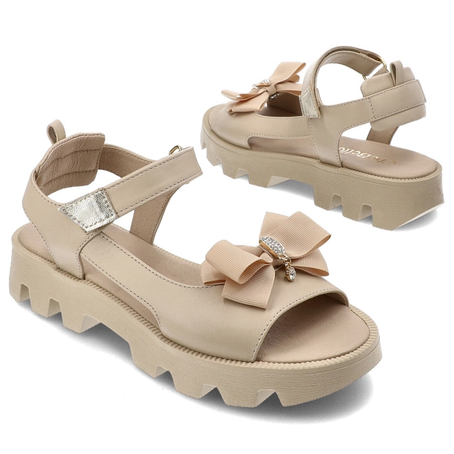 Sandále Chebello - 4441_-394-000-PSK-S323 Beżowy
