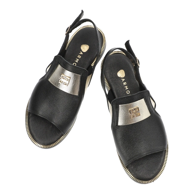 Sandále Armodo - 40385 V.Czarny+Zł.