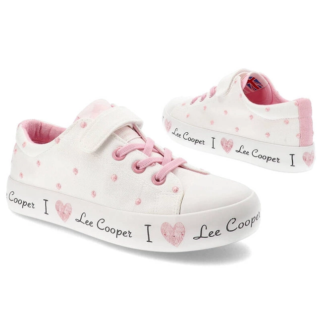 Plátenky Lee Cooper - LCW-24-02-2159K White