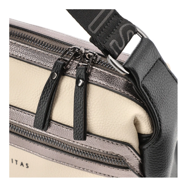 Kabelka Hispanitas - BI243546 Samba-I24 Milk Samba Met-I24 Acero