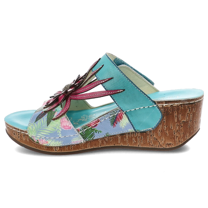 Šľapky Laura Vita - Dino 09 CX1882-9 Turquoise