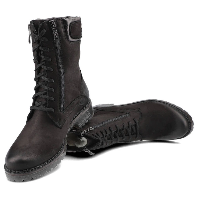 Členkové Topánky Simen - 08237 S04/Czarny