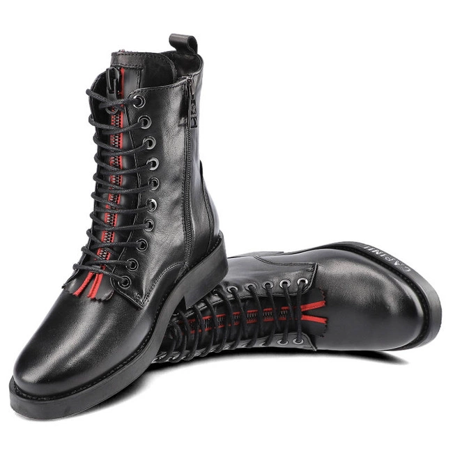 Členkové Topánky Carinii - B5752_-E50-000-POL-E00 Czarny