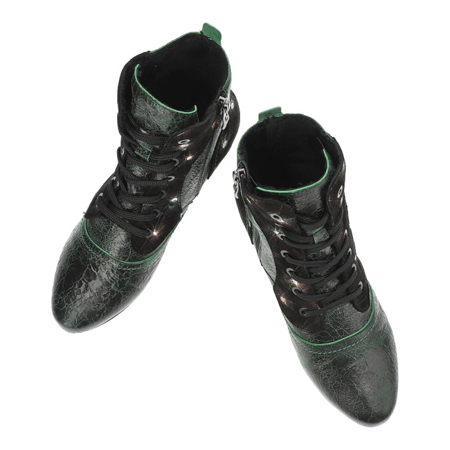 Členkové Topánky Armodo - 7146A Grün/Schwarz