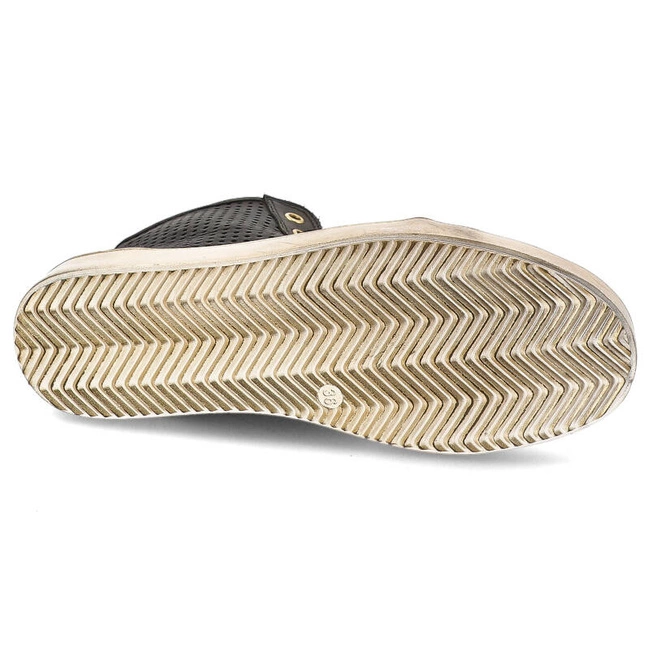 Členkové Topánky Carinii - B3132 Czarny/Złoty