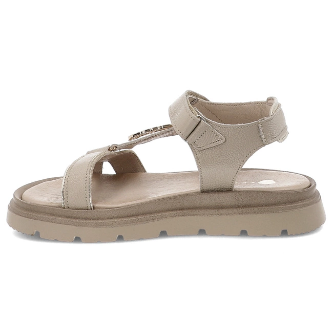 Sandále ARMODO - 40441 V.Taupe+Kryształ Zł.