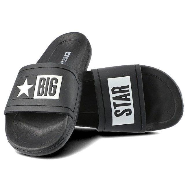 Šľapky Big Star - DD174699 906 Czarny