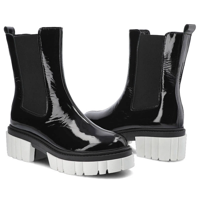 Členkové Topánky Chebello - 2787_-240-000-MIC-S170 Czarny Lakier