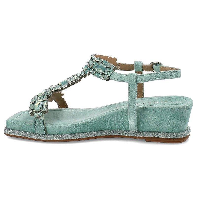 Sandále Alma en Pena - V240742 Suede Mint