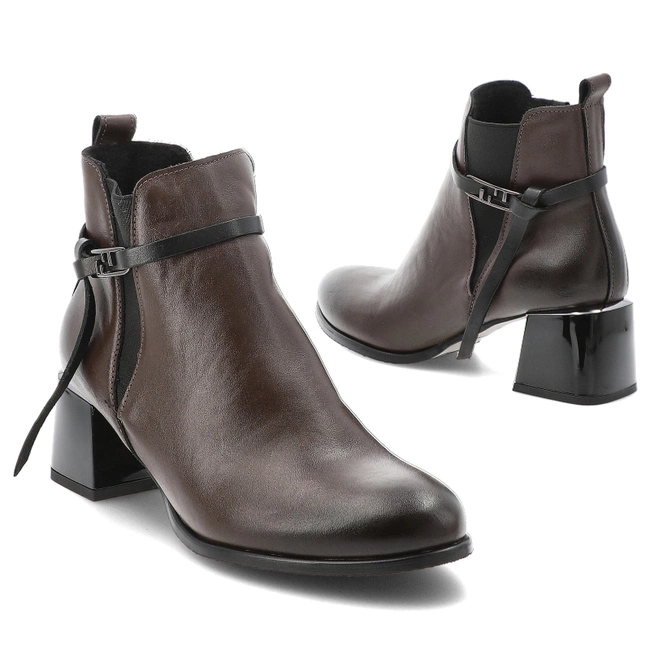 Členkové Topánky ARMODO - 60436 S.Czekolada+Cn