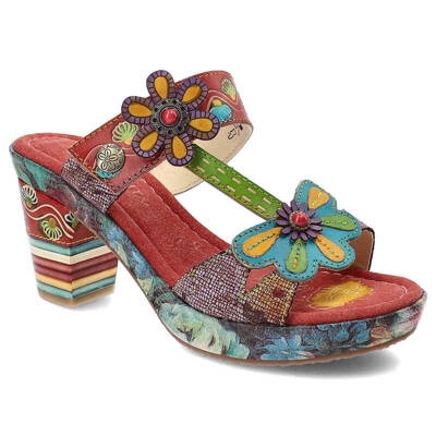 Šľapky Laura Vita - Nellao 03 SD311-3 Rouge