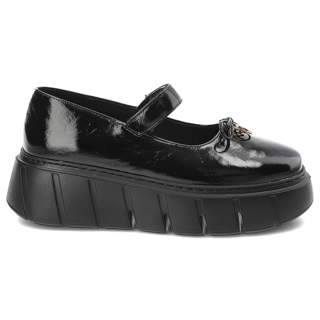 Poltopánky Karino - 5308/090-P Czarny/Naplak