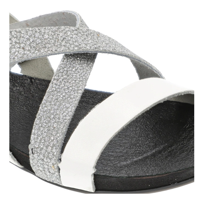 Sandále Armodo - 40032 Bf.Biały+Bf.Srebro