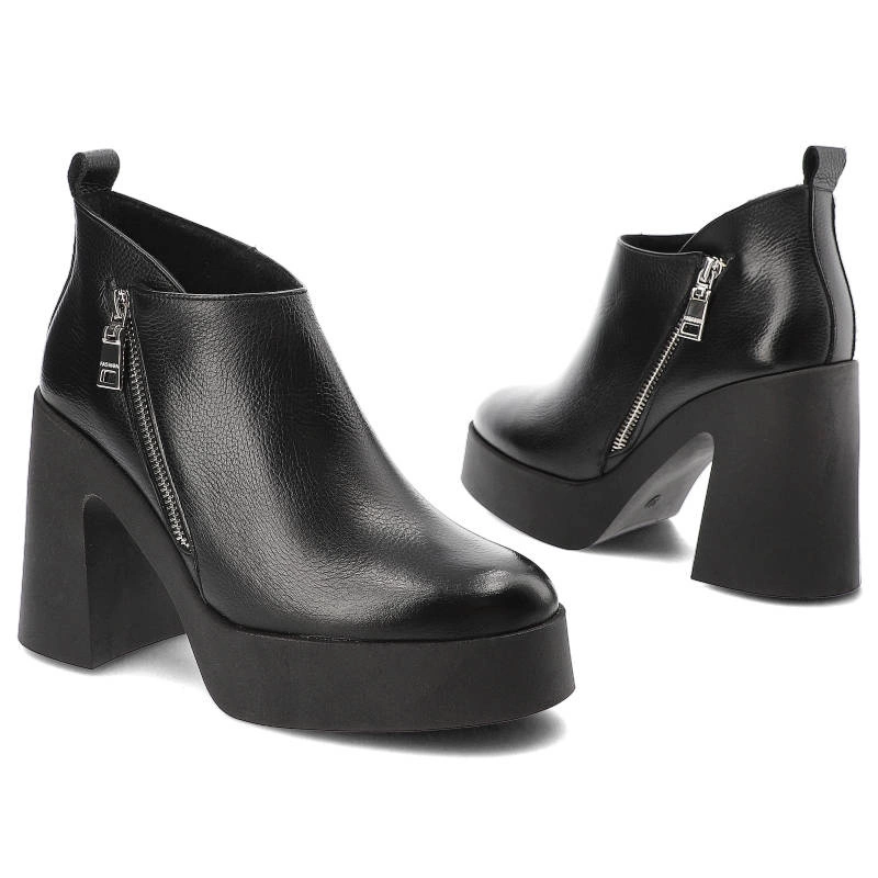 Členkové Topánky Armodo - 1755 Czarny Groch