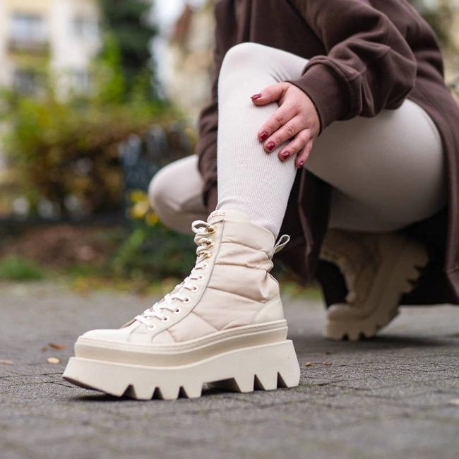 Členkové Topánky Chebello - 2964_-403-210-MIS-S228 Beżowy