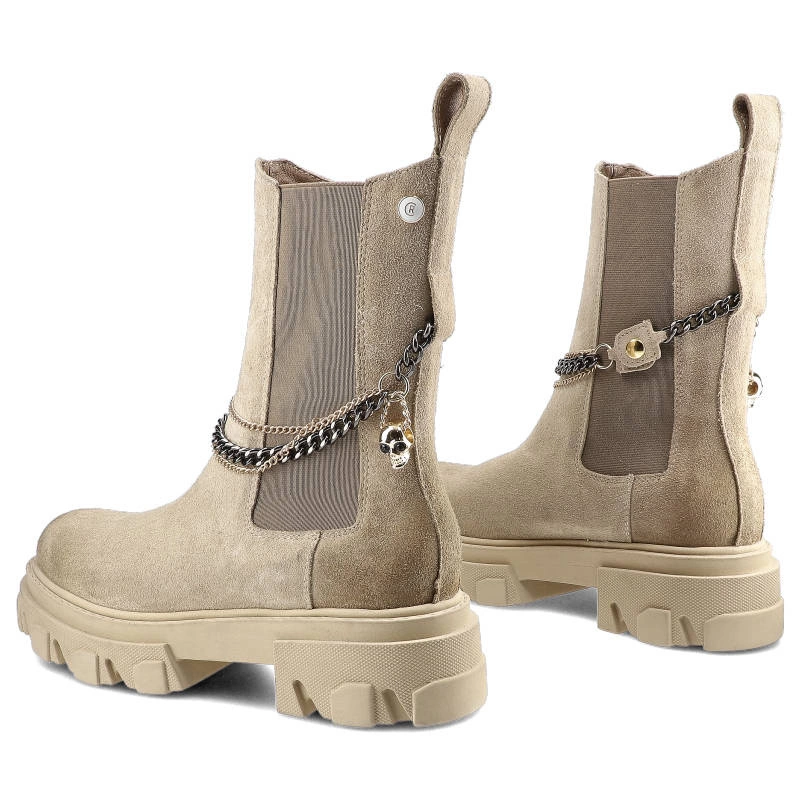 Členkové Topánky Carinii - B5962_-O17-000-000-E33 Beż