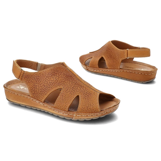 Sandále Kampa - K661 Pomarańcz 706
