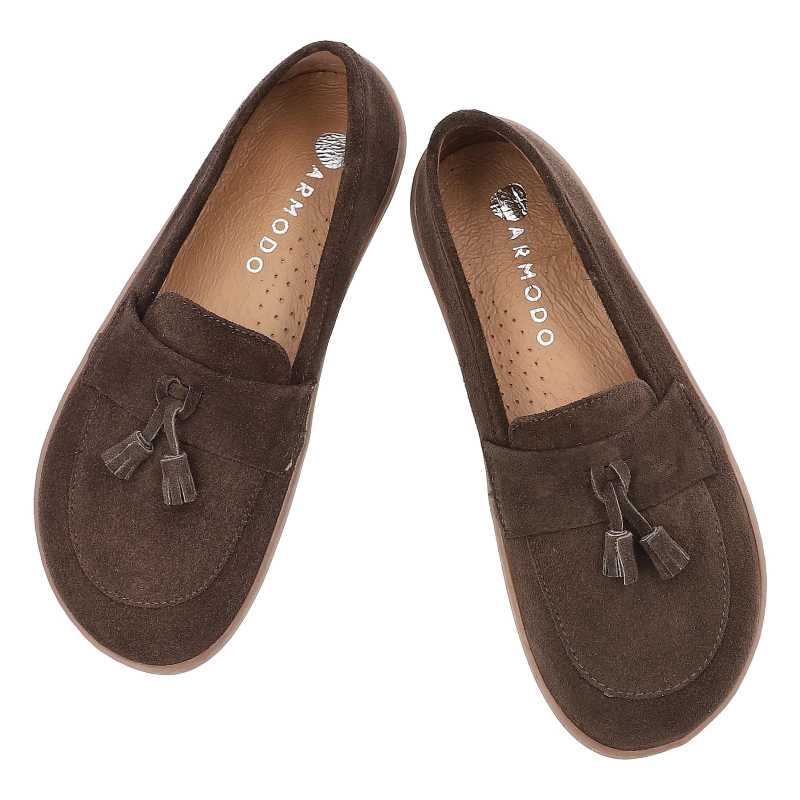 Mókazíny Barefoot ARMODO - 322 Czekolada