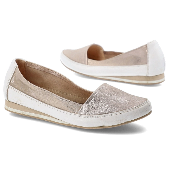 Mókazíny DAMISS - DS 016 Złoty Perłowy