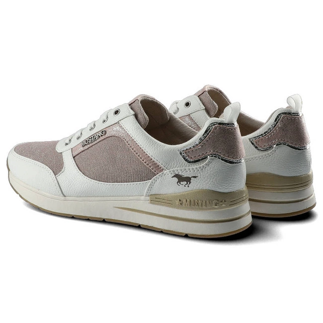 Tenisky Mustang - 46C0010 Biało-Różowe