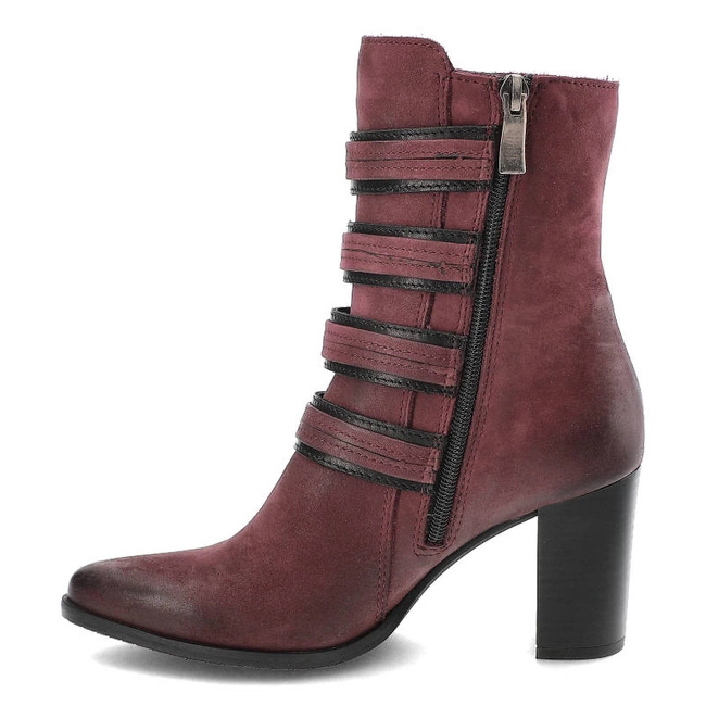 Členkové Topánky Simen - 9150 Bordowy S1749/S04