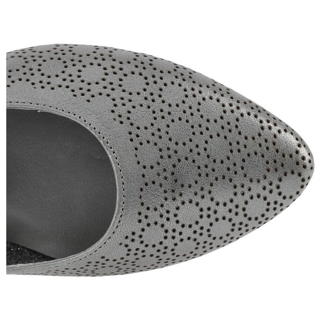 Baleríny Exquisite - 1179/2 Szary Grid