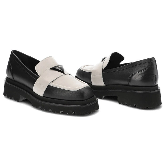 Poltopánky Chebello - 2848_-389-393-PSK-S194 Czarny/Biały