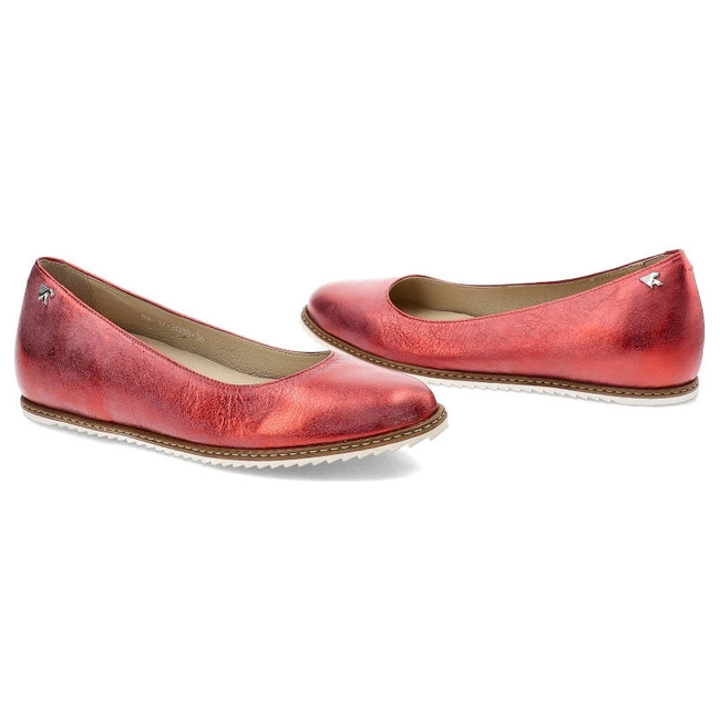 Baleríny Karino - 2038/108-P Czerwony