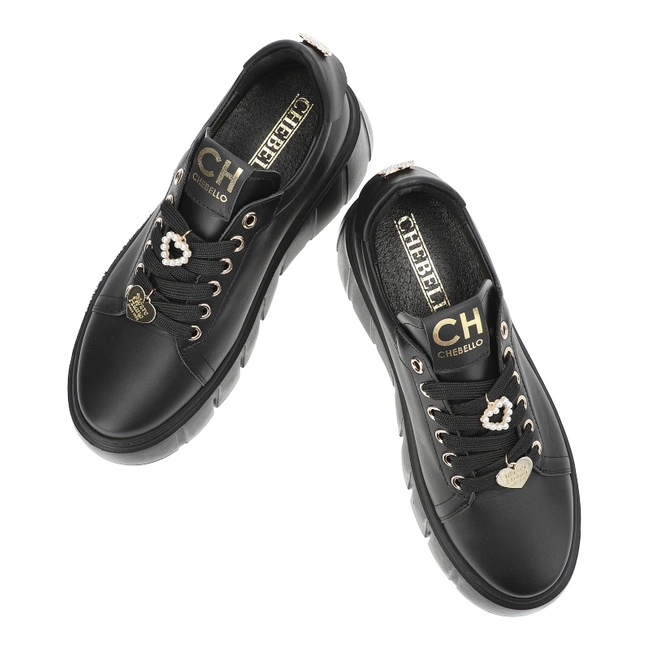 Tenisky Chebello - 4536_-002-000-PSK-S352 Czarny
