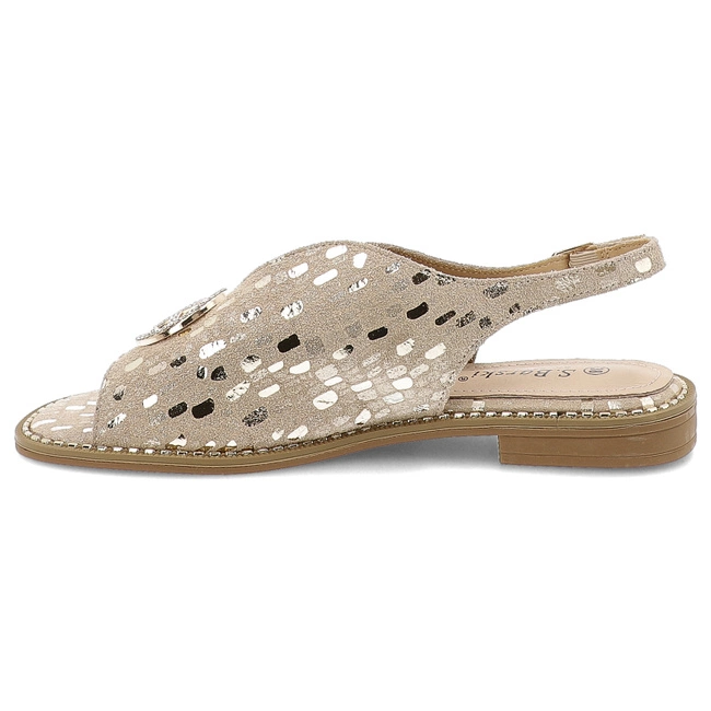 Sandále S.BARSKI - KV51-094 Lt.Gold