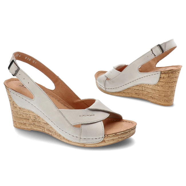 Sandále Pollonus - 5-0691-001 Avorio