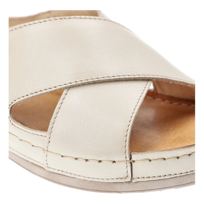 Šľapky WASAK - 0409 Waniliowy