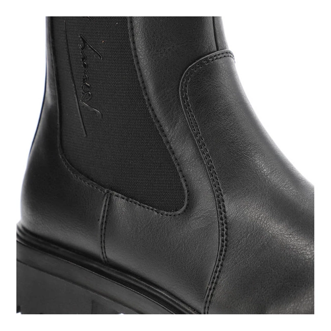 Členkové Topánky Tommy Hilfiger - T3A5-32378-1355999-Chelsea Boot Black 999