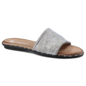 Šľapky Carinii - S4472_-330-080-000-971 Szary/Srebro