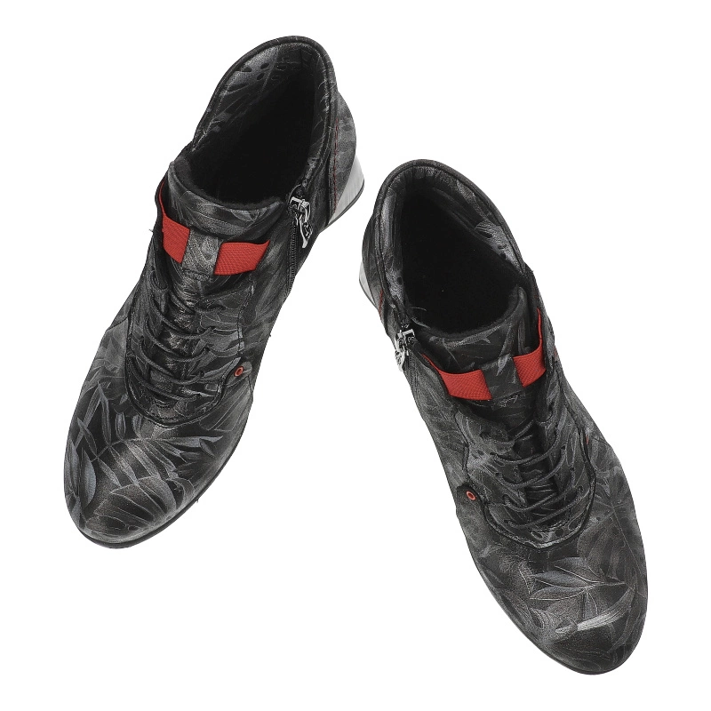 Členkové Topánky Armodo - 7013A Grau/Schwarz