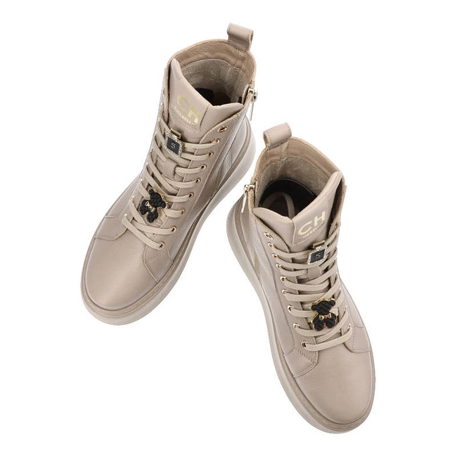 Členkové Topánky Chebello - 4294_-302-000-MIC-S251 Beżowy