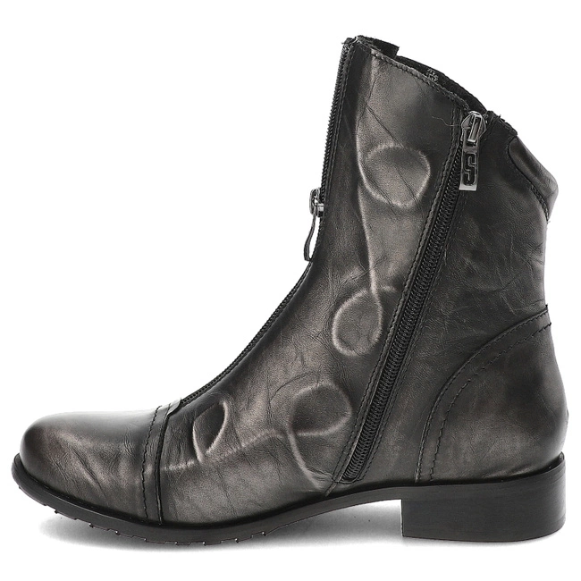 Členkové Topánky Armodo - 7096A Czarny/Srebrny