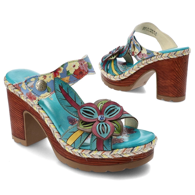 Šľapky Laura Vita - Jacao 20 CX266-20 Turquoise