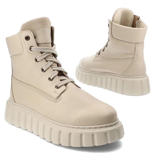 Členkové Topánky Armodo - 01024 Beż Groszek