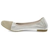 Baleríny Exquisite - 849 Srebrny/Biały