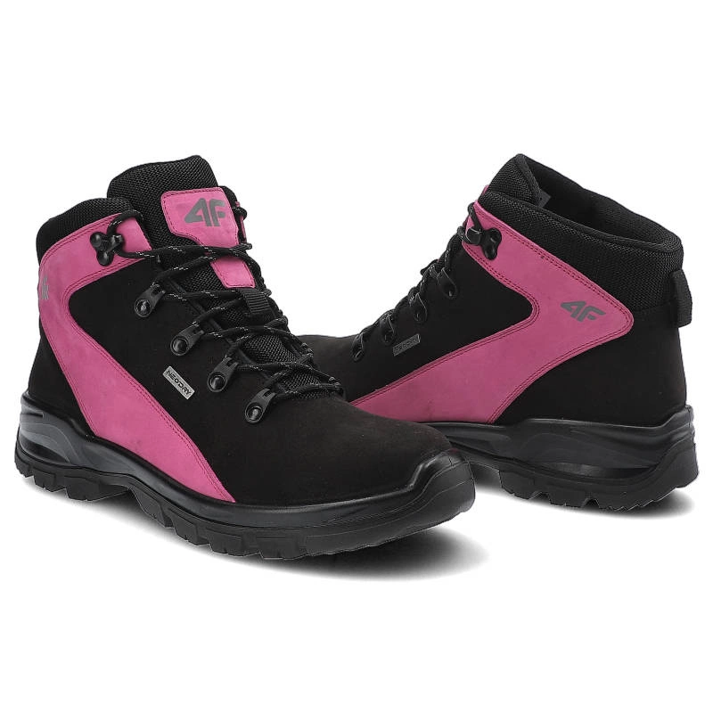 Trekingové Topánky 4F - H4Z21-OBDH254 Czarny/Fuksja 55S