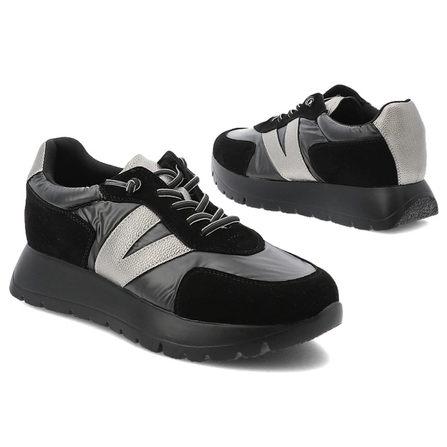 Tenisky VINCEZA - 58561 BK PU Czarny