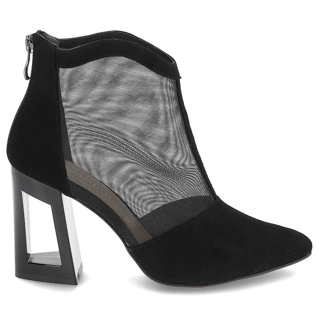 Členkové Topánky Damiss - DS-595/8 Czarny Zamsz