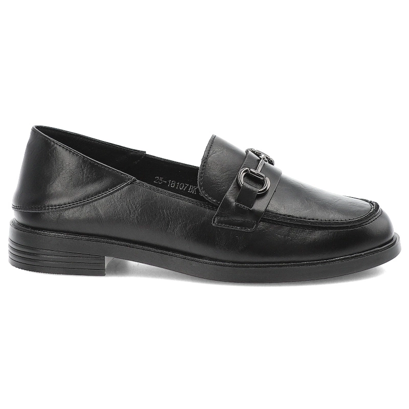 Poltopánky VINCEZA - 18107 BK Czarny Lico Skóra