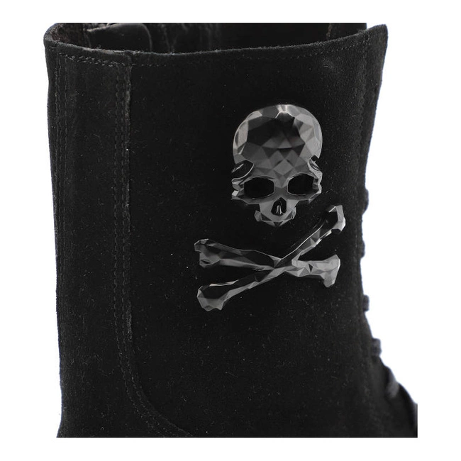 Členkové Topánky Exquisite - 1366 Czarny Welur