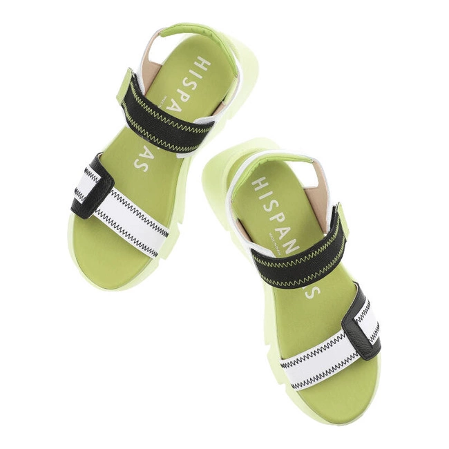 Sandále Hispanitas - CHV243458 Cervo-V24 Black Elastico White